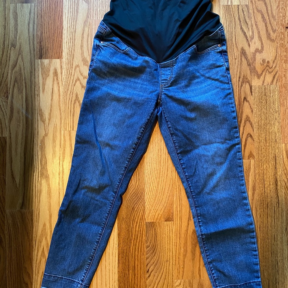 loft maternity jeans